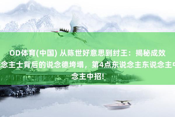 OD体育(中国) 从陈世好意思到纣王：揭秘成效东说念主士背后的说念德垮塌，第4点东说念主东说念主中招!