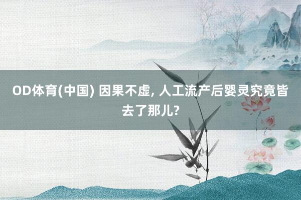 OD体育(中国) 因果不虚， 人工流产后婴灵究竟皆去了那儿?