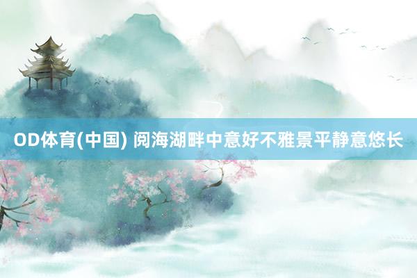 OD体育(中国) 阅海湖畔中意好不雅景平静意悠长